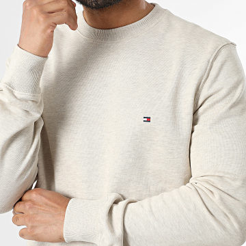 Tommy Hilfiger - Sweat Crewneck Essential Terry 7237 Beige Clair Chiné