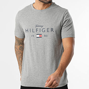 Tommy Hilfiger - Tee Shirt Brand Love Big Hilfiger 1455 Gris Chiné
