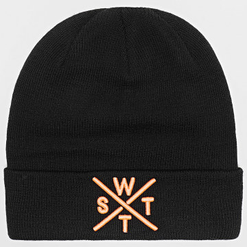 Watts - Black Orange Piano Beanie