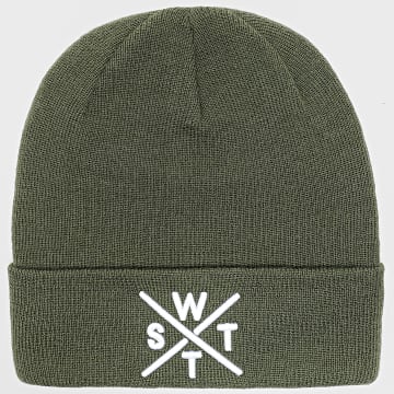 Watts - Gorro Piano Verde Caqui Blanco