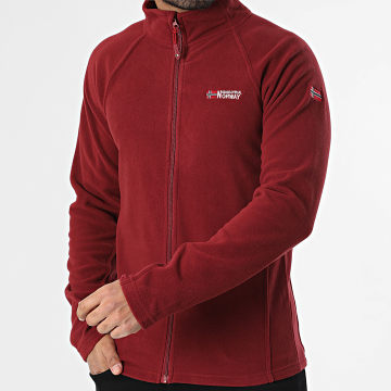 Geographical Norway - Jaqueta Polar com Zíper Tug Bordô