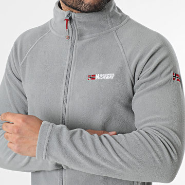 Geographical Norway - Chaqueta Polar con Cremallera Tug Gris