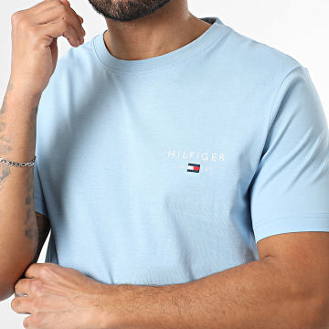 Tommy Hilfiger - Tee Shirt Brand Love Small Hilfiger 1456 Bleu Clair