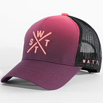 Watts - Casquette Trucker 1 Tokyo Rose Violet Noir