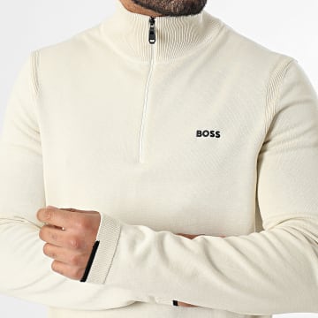 BOSS - Sudadera Cuello con Cremallera Ever 50541965 Beige