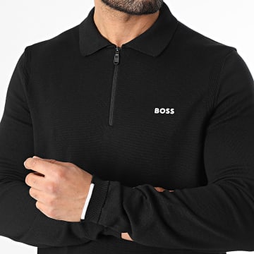 BOSS - Jersey Cuello Zippé Ever-X 50551688 Negro