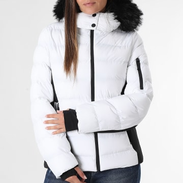 Classic Series - Hooded Puffer Jacket Women 601 White