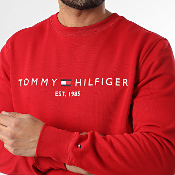 Tommy Hilfiger - Sweat Crewneck Tommy Logo 1596 Rouge