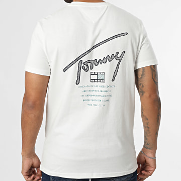 Tommy Jeans - T-Shirt Sign Backsprint 2320 Bianco