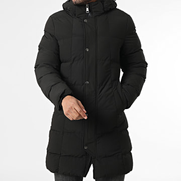 Uniplay - Lange Daunenjacke mit Kapuze 977 Schwarz