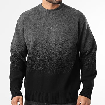 BOSS - Jersey Kalbrush 50548701 Gris Antracita Negro Degradado