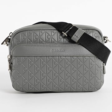 Calvin Klein - Sacoche Emblem Emboss Camera D3203 Gris Anthracite