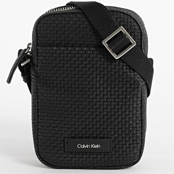 Calvin Klein - Sacoche Embossed Woven Reporter D3221 Noir
