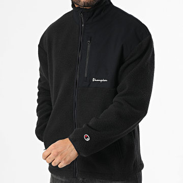 Champion - Chaqueta Con Cremallera Polar 221456 Negro