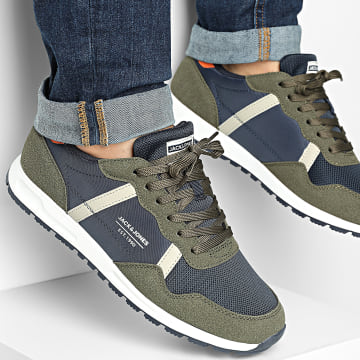 Jack And Jones - Sneakers Wharrow Olive Night Navy Blaze