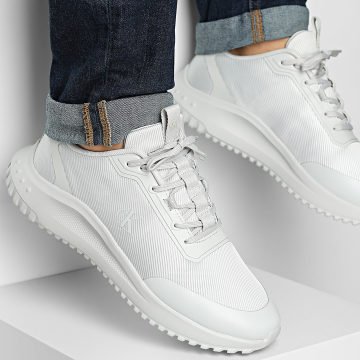 Calvin Klein - Zapatillas Eva Runner Low Lace Mix 1442 Ostra Hongo