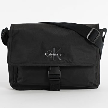 Calvin Klein - Sacoche Bold Flap Messenger 3321 Noir