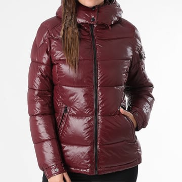 Classic Series - Hooded Puffer Jacket Women 082 Bordeaux