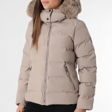 Classic Series - Hooded Puffer Jacket Women 079 Beige