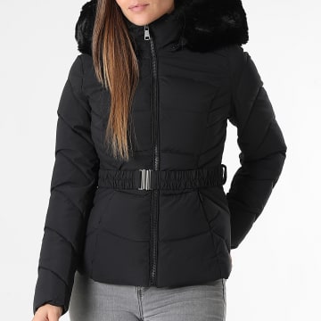 Classic Series - Women Hooded Puffer Jacket 071 Black