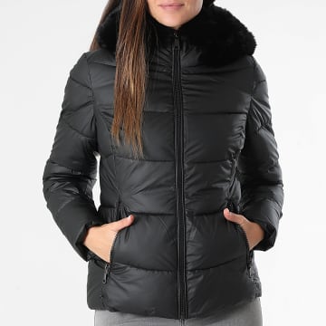 Classic Series - Hooded Puffer Jacket Women 023 Black