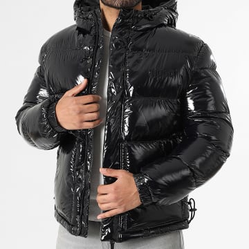 HUGO - Plumífero con capucha Baro 2541 50549355 Negro