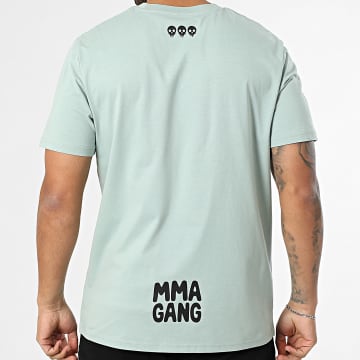 MMA GANG - Tee Shirt Oversize Large MMA GANG Vert Clair