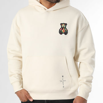 Teddy Yacht Club - Sweat Capuche Relaxed Small Art Series Luxury Beige
