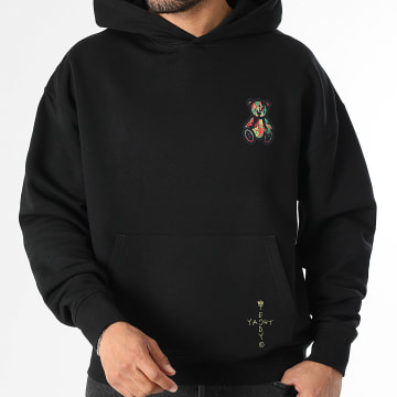 Teddy Yacht Club - Sweat Capuche Relaxed Small Art Series Luxury Noir