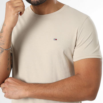 Tommy Jeans - T-Shirt Slim Jersey 4411 Beige