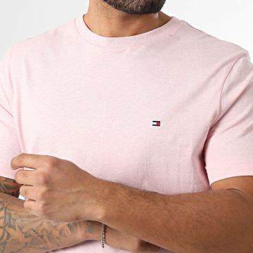 Tommy Hilfiger - Tee Shirt Regular Fit Essential 7268 Rose Chiné