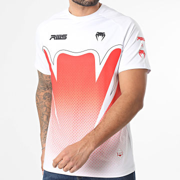 Venum - Camiseta RWS x Venum 2.0 Dry Tech 05662 Blanco Rojo Degradado