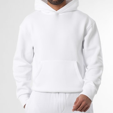 LBO - Sweat Capuche 4071 Blanc