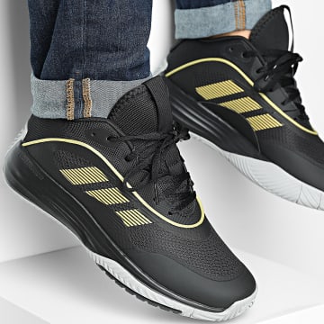 Adidas Sportswear - Baskets Ownthegame 3.0 IF4566 Core Black Gold Metallic Mgh Solid Grey