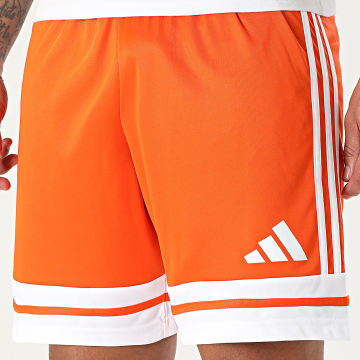 Adidas Sportswear - Short Jogging Squa 25 JC8676 Orange Blanc