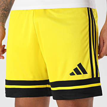 Adidas Sportswear - Short Jogging Squa 25 JH3403 Jaune Noir