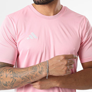 Adidas Performance - Camiseta A Rayas Tabela 23 Jersey IA9144 Rosa