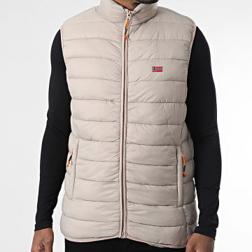 Geographical Norway - Piumino senza maniche Vamigolor Basic Beige