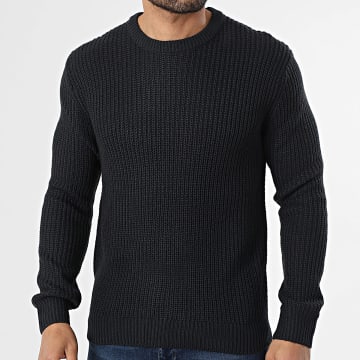 Paname Brothers - Pullover Rippe 1011 Dunkelblau