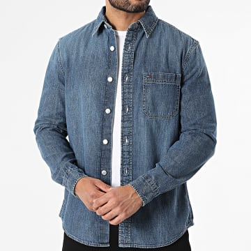 Tommy Jeans - Camisa Mangas Largas Vaquero Regular Fit 2303 Azul Denim
