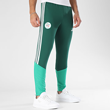 Adidas Performance - Pantalón chándal A Bandas Federación Algérienne De Football JZ0216 Verde