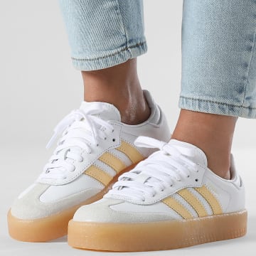 Adidas Originals - Zapatillas de Mujer Sambae W IH4025 Footwear White Orange Tint Semi Ice Tangerine