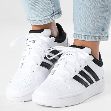 Adidas Performance - Zapatillas Mujer Hoops Classic J KI1073 Footwear Blanco Negro Central Gris