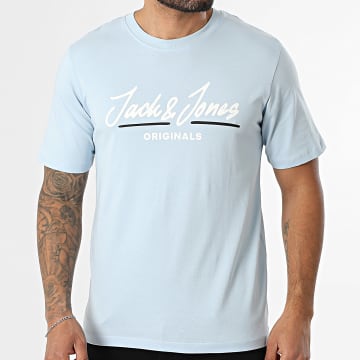 Jack And Jones - Tee Shirt Pall Bleu Clair