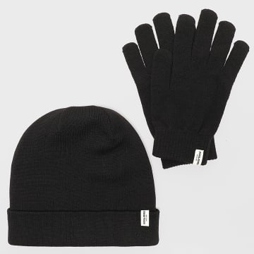 Jack And Jones - Lot Bonnet Et Gants Cooper Noir