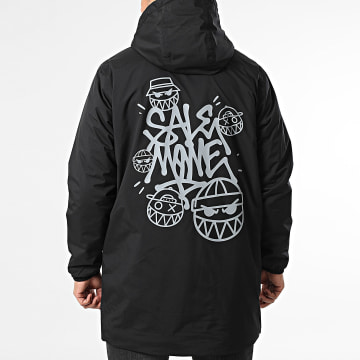 Sale Môme Paris - Parka Sherpa con cappuccio Street Boyz Nero Grigio