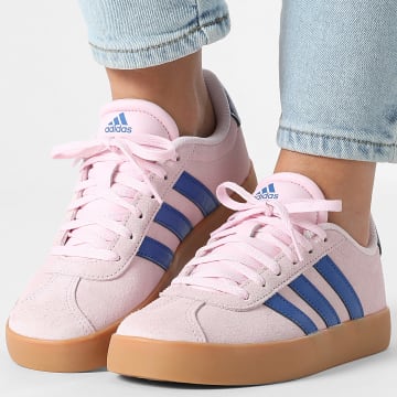 Adidas Sportswear - Baskets Femme VL Court 3.0 K KI6492 Footwear White Royal Blue Clear Pink