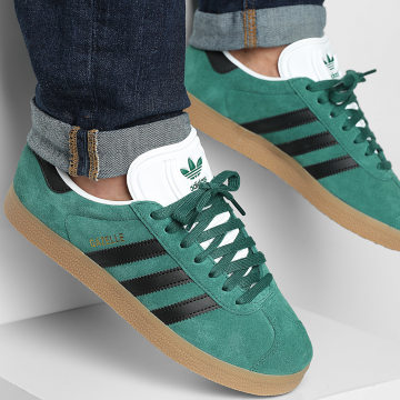 Adidas Originals - Baskets Gazelle IH9633 Core Green Core Black Footwear White
