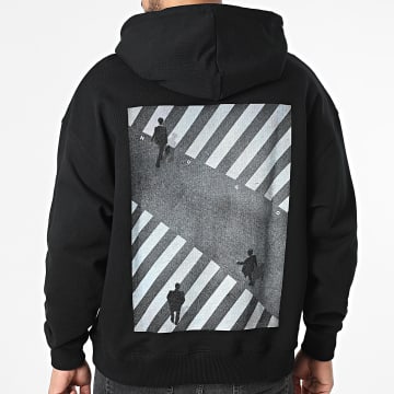 BOSS - Sudadera con Capucha Oversize Grande Doland 50553348 Negro