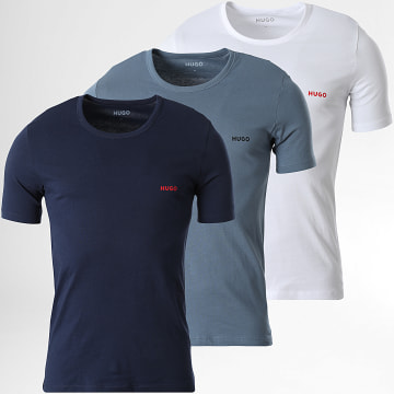 HUGO - Pack de 3 Camisetas 50532811 Azul Blanco Azul Marino